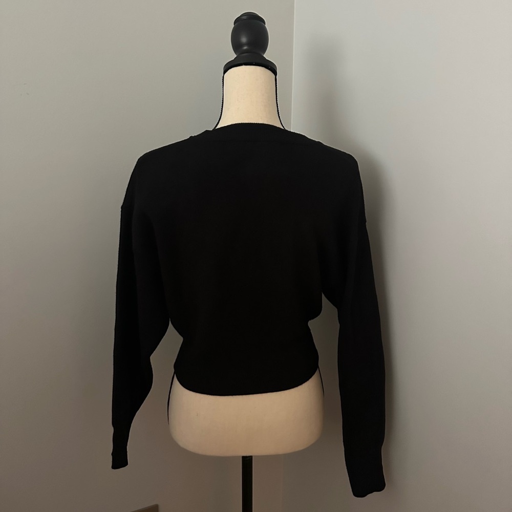 ZARA WOMENS METAL BUTTON KNIT CARDIGAN - Picture 5 of 8